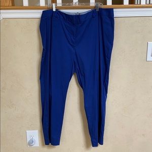 Talbots 18W Heritage Pants Dark Blue